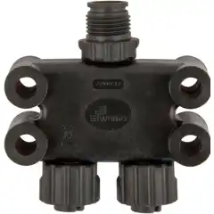 <p>Wema NMEA2000 2-veis splitterboks, ogs&aring; kalt multiportboks, er ideell til &aring; koble sammen 2 stykk NMEA2000-enheter p&aring; ett sted.</p>
