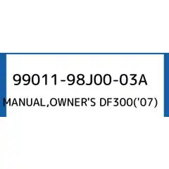 Bruksanvisning Suzuki DF300 ('07)