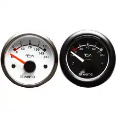 <p>Kontrollerer motorens oljetrykk og er dermed et viktig instrument for &aring; forhindre motorhavari.</p>
