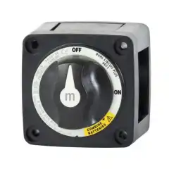 Blue Sea Systems m-Serie Mini Dobbeltkrets Pluss batteribryter.