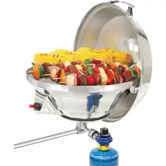 <p>Grill ombord! Magma Party Grill er laget for grilling ombord i b&aring;ten.<br />
Den er en super gassgrill for deg som ofte ligger p&aring; svai, eller for deg som trives best i b&aring;ten.</p>
