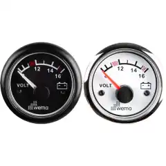 Analogt voltmeter fra Wema.