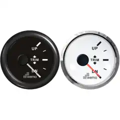 <p>Triminstrumentet gir informasjon om drevets vinkel. Passer bl.a. drev fra Mercruiser, Volvo Penta Bravo/DP og Yanmar.</p>
