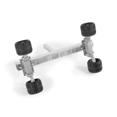 Sidertøtte m/holder 4 svarte ruller