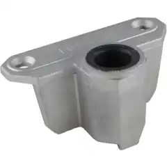 Sidemontert &aring;regaffelholder med vinkelbeslag i aluminium med nylonforing.