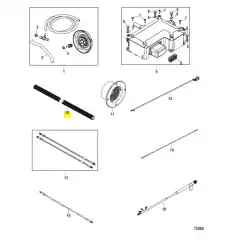 <p>Originalt rigger&oslash;r p&aring; 5 fot for utvalgte Mercury motorer.</p>
