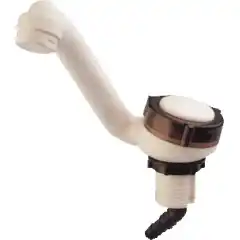 <p>Ett-greps armatur "Main" i hvit plast fra tyske Keller.</p>
