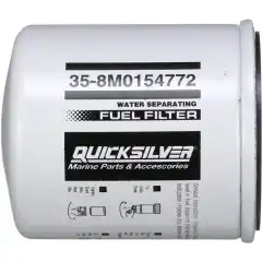 Quicksilver bensinfilter 10&micro;m (micron) - Erstatningsfilter for utvalgte Evinrude E-Tec/DI, Johnson, Mercury, Volvo Penta, m.m.