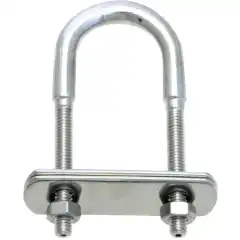 U-bolt i syrefast st&aring;l AISI 316.