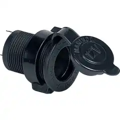 <p>Innfelbart 12V uttak med vanntett hette.</p>

