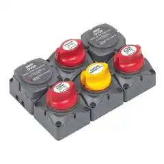 <p>Batteriladekontroll fra BEP for 2 motorer og 3 batterier.</p>
