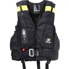 Baltic Hybrid 220 Auto kombinerer fast flytemateriale med automatisk oppbl&aring;sbar luftbl&aelig;re. Dette er en super redningsvest for ekstreme forhold.<br />
 