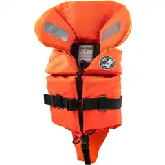 Komfortabel redningsvest for barn! Baltic Split Front E.I har er sv&aelig;rt fleksibel, og gir barnet god bevegelighet. Laget med resirkulerte materialer (Environmental Initiative).<br />
 