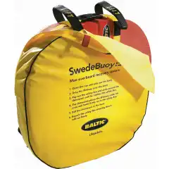 <p>SwedeBuoy fra Baltic er et unikt redningssystem som inneholder livb&oslash;ye med line p&aring; 30 meter. Monteres p&aring; innsiden av pushpit.</p>
