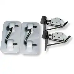 Snap Davit med puter i hvit PVC.