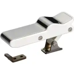 <p>Fleksibel lukestrammer i nylon og syrefast st&aring;l.</p>
