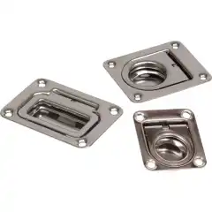 <p>D&oslash;rkring i syrefast st&aring;l eller forkrommet messing.</p>
