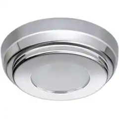 <p>Overflatemontert LED-lys med sirkul&aelig;r ramme, laget av 316 AISI rustfritt st&aring;l med satinisert anti-sjokk materiale diffuser, ideell for tak- og veggmontering.</p>
