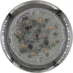 <p>Kraftfull LED lampe m/byter i lav profil. 12 LED. Optisk glass i polykarbonat.</p>
