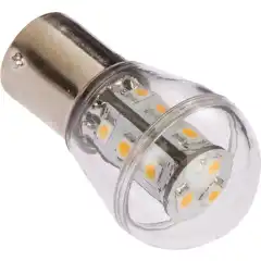 <p>LED-p&aelig;re med plastkuppel og BA15D sokkel. P&aelig;ren er laget av premiumprodusenten NauticLed, og holder sv&aelig;rt h&oslash;y kvalitet.</p>
