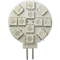 <p>2-pakning med LED Spotp&aelig;rer med G4 Sidepin sokkel. Disse p&aelig;rene kan lyse b&aring;de i varmhvitt og r&oslash;dt lys.</p>
