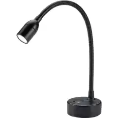 <p>Kartlampe/leselampe med fleksibel arm.</p>
