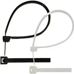 <p>Festestrips i hvit eller sort nylon.</p>
