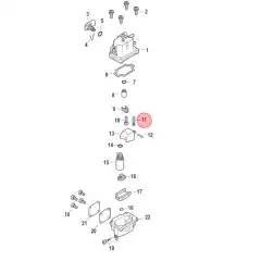 Flott&oslash;rn&aring;l til Mercury F 9.9/10/15/20/25/30 EFI 4-takt modeller