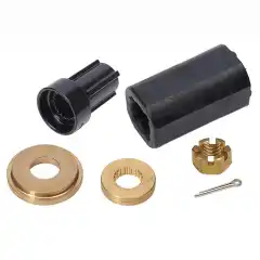 Flo-Torq II hub kit tilpasser Mercury- og Quicksilver-propeller for bruk p&aring; Evinrude- og Johnson-p&aring;hengsmotorer.