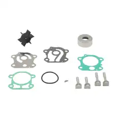 Inneholder sliteplate, o-ring, impeller, kile, innsatskopp, bolter og skiver, pakninger til vannpumpe.