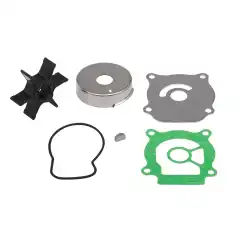 Inneholder sliteplate, impeller, kile, pakning til vannpumpe, innsatskopp og tetning.
