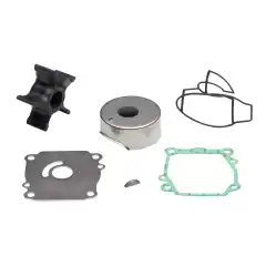 Inneholder sliteplate, impeller, kile, pakning til vannpumpe, innsatskopp og tetning.