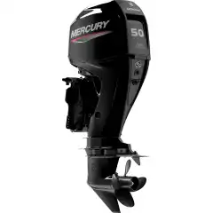 Elektrisk start, lang stamme, elektrisk trim/tilt og kontrollboks. Kraftig girhus/propell.