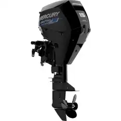 Elektrisk start, lang stamme, manuell tilt og kontrollboks. SeaPro modell for yrkesbruk.