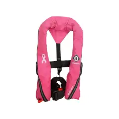 En kompakt oppbl&aring;sbar redningsvest fra Crewsaver - designet med 3D-teknologi.