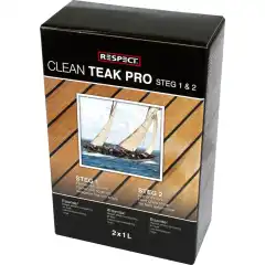 <p>Clean Teak Pro fra Respect er et effektivt rensemiddel for teak.</p>
