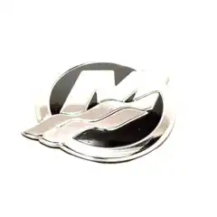 M-ikon Mercury Racing dekal sort 66 mm. 