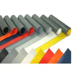 PVC duk for gummib&aring;t