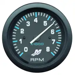 Analog turteller med standard 85 mm innfelling. Originalt Mercury instrument.