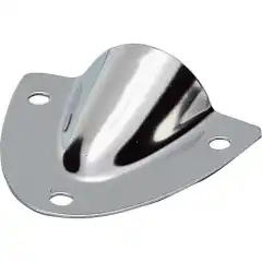 Pent ventilskjold for &aring; dekke til utgang av kabler og lignende.