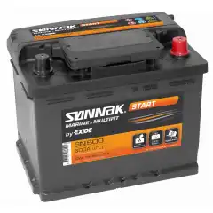 Vedlikeholdsfritt startbatteri for opptil ca. 60 HK.