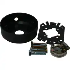 Monteringskit mellom ratt og Steerflex LT styresnekke.