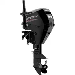 Elektrisk start, lang stamme, manuell tilt og rorkult.