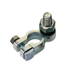 Pluss pol batterikabelsko med enkel boltfeste til batteripol og polsko.