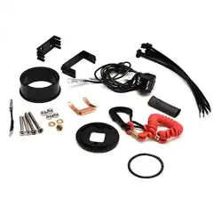 On-off d&oslash;dmannsbryter, d&oslash;dmannsknapp med snor og monteringssett. Beregnet for toppmontert og sidemontert innfelte kontrollbokser.