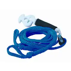 L&oslash;kker for enkelt feste. Kraftig blokk. Bl&aring; farge.