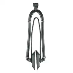 Kraftig og genial spylemuffe med vridbare klokker og hurtigkobling for Gardena hageslange.