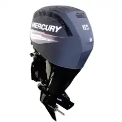 Ventilert og formsydd motortrekk av h&oslash;y kvalitet med originaldekaler for Mercury.