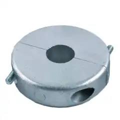 Standard 2-delt akselanode med 19 mm innvendig diameter.