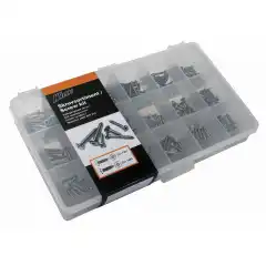 Rustfri syrefast AISI 316 skruekit p&aring; 310 l&oslash;se skruer.